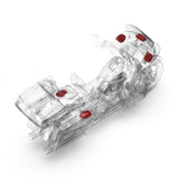 Rockford Fosgate Audio - Bundles Rockford Fosgate 2014+ Road Glide® CVO & Street Glide® CVO 4 Speaker & Amp Kit